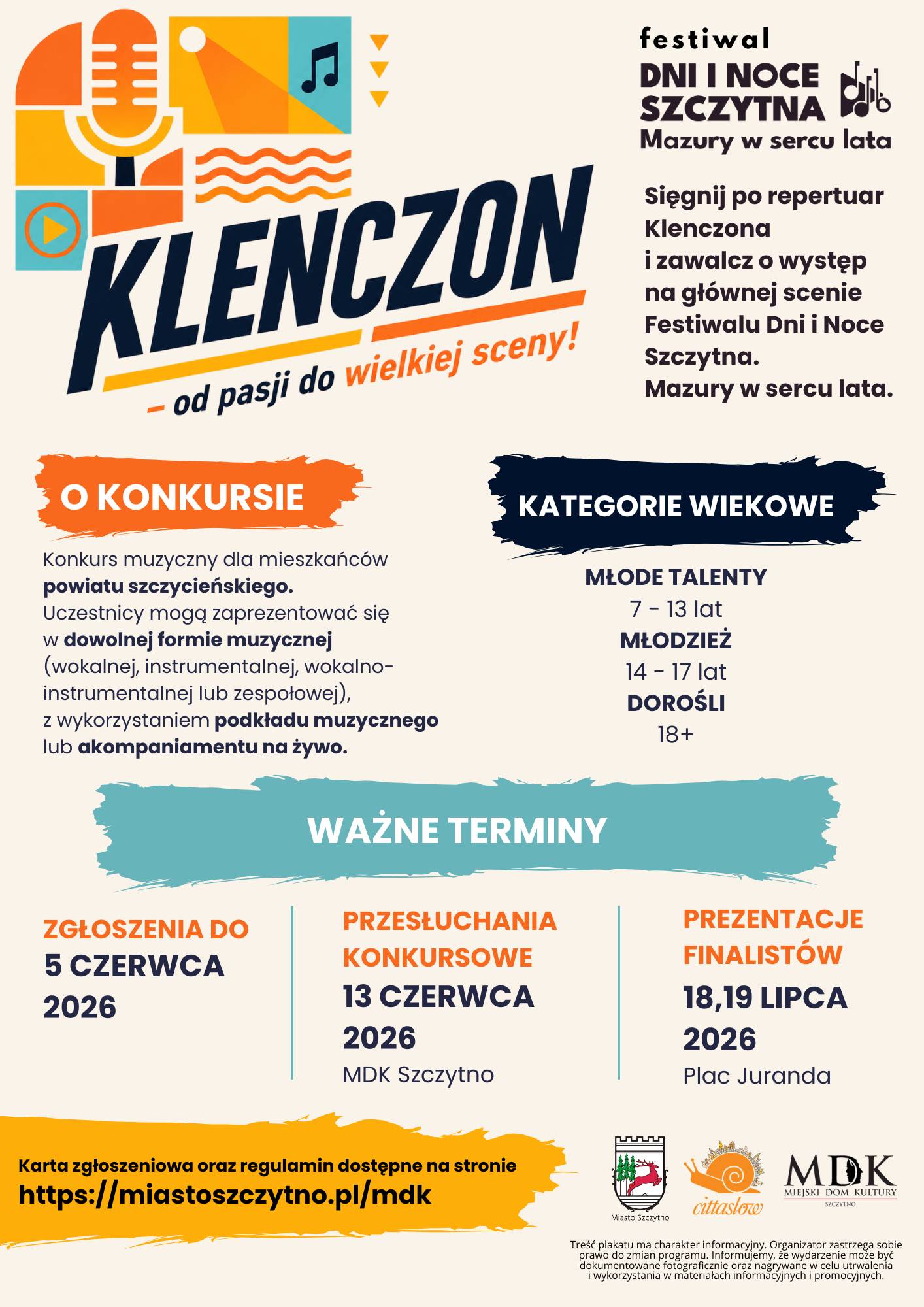 klenczon konkurs plakat